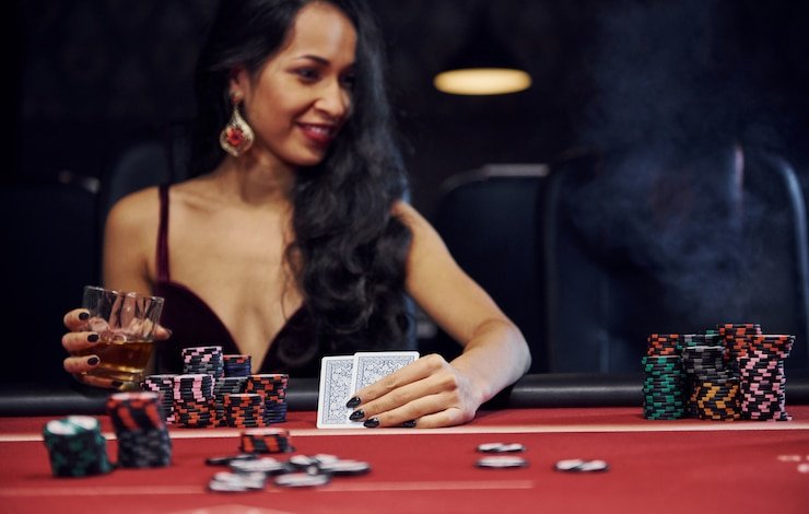 Antarmuka Live Baccarat indibet menampilkan statistik permainan dan riwayat taruhan